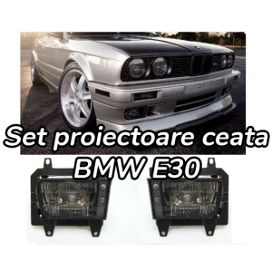 Proiectoare ceata BMW E30 fumuriu