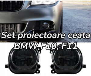 Proiectoare ceata BMW F10 F11 LED fumuriu