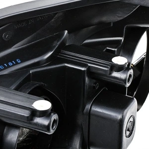 Set faruri Opel Astra H, GTC, Twintop look negru - Img 6