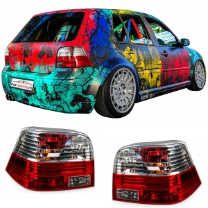 Set stopuri VW Golf 4 hatchback rosu clar