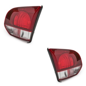 Set stopuri VW Golf 6 Dark Cherry Red rosu fumuriu - hayon