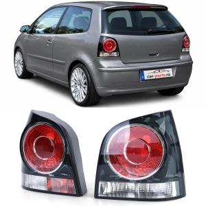 Set stopuri VW Polo IV 9N3 rosu negru