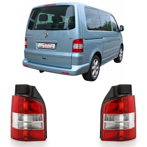 Set stopuri VW T5 (2003 - 2009) rosu alb