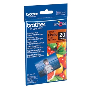 Brother Hartie foto Glossy A6 260g 20buc/pack, BP71GP20