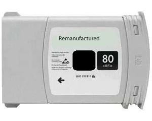 HPC 80 (C4871A) BK NEW Ink, C4871A, 80