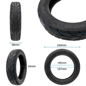 Cauciuc tubeless 10x2.125-6.5 pentru trotinete electrice Xiaomi Mi 4, Xiaomi Mi 4 Ultra, Yuanxing - Img 2