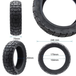 Cauciuc tubeless 10x2.75-6.5 off-road pentru trotinete electrice Kukirin G2, Kukirin G3, Kukirin G2 Ultra, Kukirin G2 Master, Kukirin M4 Max, eWheel - Img 2