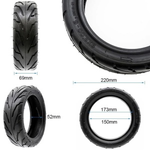 Cauciuc tubeless 9x3-6 pentru trotinete electrice, Xuancheng - Img 2