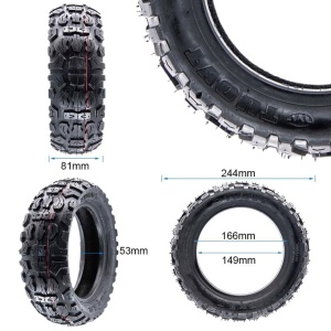 Cauciuc tubeless off-road 10x3.0-6 | 255x80 | 80/65-6 pentru trotinete electrice Ausom F1 Max, Motus Pro 10, Motus Pro 10 GT, Techlife Q7, Teverun Fighter Mini Pro, Tuovt - Img 2