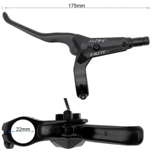 Set frâne hidraulice Nutt, kit A5-D, Față-Stângă: 1 x etrier + 1 x manetă frână, compatibil cu trotinete electrice Kukirin G4 - Img 8