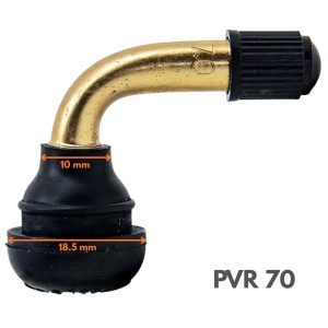 Valvă tubeless îndoită la 90 de grade pentru scutere și trotinete electrice, PVR 70, eWheel - Img 2