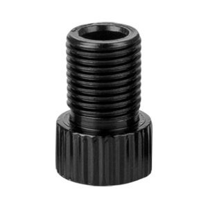 Adaptor valvă Presta (SV) în valvă Auto/Schrader (AV) pentru biciclete, HZJD, Negru