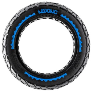 Cauciuc plin 60/70-6.5 off-road pentru trotinete electrice Siver 10 Plus, Aprilia ESR1, Motus Scooty 10, Cecotec Bongo Serie S+ MAX Infinity, Juicease ESMAX, Nedong, Negru/Albastru - Img 3
