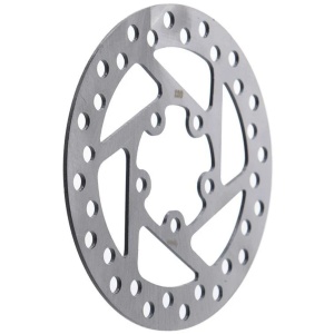 Disc frână 120 mm cu 5 prinderi pentru trotinete electrice Xiaomi Mi Pro, Xiaomi Mi Pro 2, Joyor GS5, Joyor GS9 + 5 șuruburi, eWheel, Argintiu - Img 4