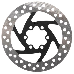 Disc frână 140 mm cu 6 prinderi pentru trotinete electrice Kukirin G2 Max, Kukirin G3/G3 Pro, Kukirin G4, Kugoo M4/M4 Pro, eWheel, Negru + 6 șuruburi