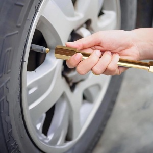 Extensie metalică valvă 10 cm, compatibilă cu valve auto (Schrader), Chserok - Img 5