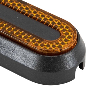 Set 4 capace roți față și spate cu elemente reflectorizante pentru trotinete electrice Xiaomi Mi M365/1S/3/Essential/Pro/Pro 2, eWheel, Negru/Galben - Img 3