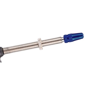 Set 5 capace valve Presta pentru biciclete, Greluma, Albastru închis - Img 3