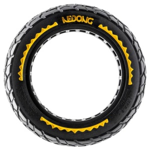 Cauciuc plin 60/70-6.5 off-road pentru trotinete electrice Ninebot F2, Ninebot Max G30, Siver 10 Plus, Xiaomi 5, Xiaomi 5 Pro, Nedong, Negru/Galben - Img 3