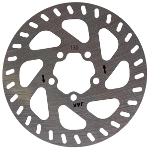 Disc frână 130 mm cu 5 prinderi pentru trotinete electrice Xiaomi Mi 4 Pro + 5 șuruburi, eWheel, Argintiu