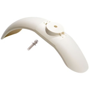 Aripă față pentru trotinete electrice Xiaomi Mi M365, Xiaomi Mi Essential, Xiaomi Mi Pro, Xiaomi Mi Pro 2, Xiaomi Mi 3 + Șurub cu piuliță pentru prindere, eWheel, Alb