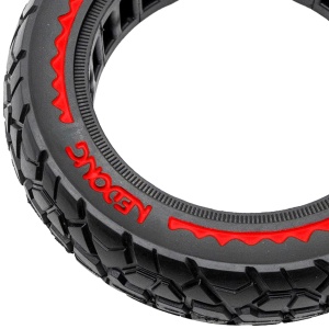 Cauciuc plin 60/70-6.5 off-road pentru trotinete electrice Siver 10 Plus, Xiaomi Elite, Xiaomi 5 Pro, Xiaomi 5, Juicease ESMAX, Nedong, Negru/Roșu - Img 5