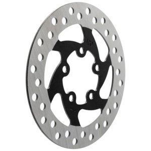 Disc frână 120 mm cu 5 prinderi pentru trotinete electrice Xiaomi Mi Pro, Xiaomi Mi Pro 2, Joyor GS5, Joyor GS9 + 5 șuruburi, eWheel, Negru - Img 3
