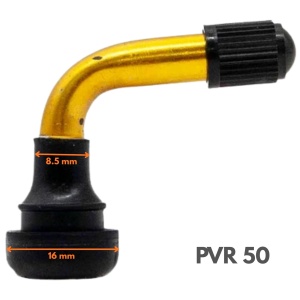 Valvă tubeless îndoită la 90 de grade pentru trotinete electrice, PVR 50, eWheel - Img 2