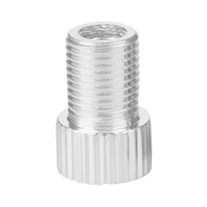 Adaptor valvă Presta (SV) în valvă Auto/Schrader (AV) pentru biciclete, HZJD, Argintiu