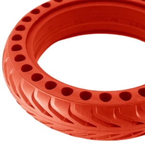 Cauciuc plin 8.5x2 | 8 ½ x 2 | 50/75-6.1 pentru trotinete electrice Xiaomi Mi Pro 2, Xiaomi Mi M365, Kugoo M2 Pro, Aovopro 365GO, JRH Electric Pro S2, Nedong, Roșu - Img 5