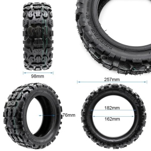 Cauciuc tubeless 100/65-6.5 off-road pentru trotinete electrice, eWheel - Img 2