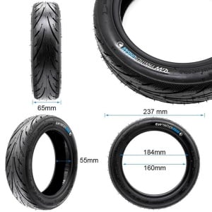 Cauciuc tubeless 60/70-6.5 cu gel sigilant pentru trotinete electrice Ninebot Max G30, Aprilia ESR1, Xiaomi Electric Scooter 4 Pro Gen2, Motus Scooty 10, Cecotec Bongo Serie S+ MAX Infinity, eWheel Pantherurban - Img 2