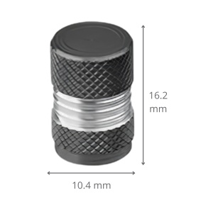 Set 5 capace valve Auto pentru ATV-uri, motociclete, mașini și alte vehicule, cu inel etanșare integrat, protecție antipraf, Greluma, Gri - Img 2