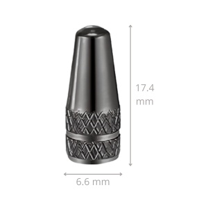 Set 5 capace valve Presta pentru biciclete, Greluma, Gri - Img 2