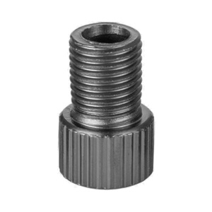 Adaptor valvă Presta (SV) în valvă Auto/Schrader (AV) pentru biciclete, HZJD, Gri