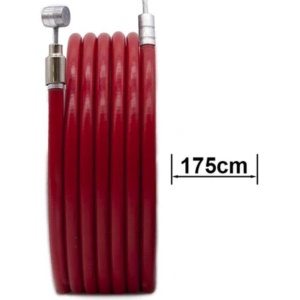 Cablu frână cu cămașă 1.75 m pentru trotinete Xiaomi Mi 1S, Xiaomi Mi 3, Xiaomi Mi Essential, Xiaomi Mi M365, eWheel, Roșu - Img 2