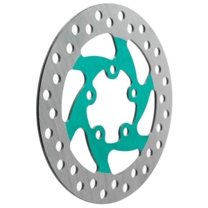 Disc frână 120 mm cu 5 prinderi pentru trotinete electrice Xiaomi Mi Pro, Xiaomi Mi Pro 2, Joyor GS5, Joyor GS9 + 5 șuruburi, eWheel, Verde - Img 4