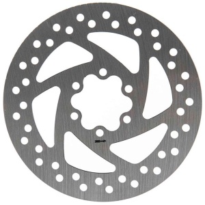 Disc frână 145 mm cu 6 prinderi pentru trotinete electrice Joyor Y5S, Joyor Y6S, Joyor Y8S, Joyor Y10 + 6 șuruburi, eWheel, Argintiu