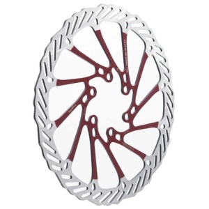 Disc frână 160 mm cu 6 prinderi pentru trotinete electrice Kukirin G2 (2025), Kukirin G2 (2026), Kukirin G4, Kukirin G4 Max, Roșu - Img 4