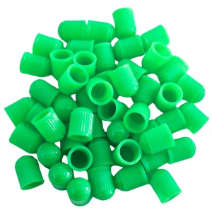 Set 50 de capace pentru valvă de tip auto, Verde