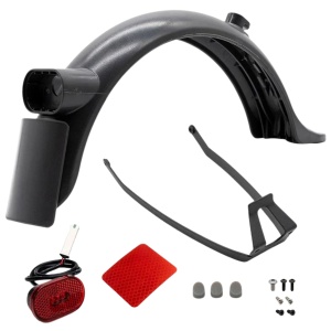 Set aripă spate pentru trotinete electrice cu roți de 10 inch Xiaomi Mi Essential, Xiaomi Mi 1S, Xiaomi Mi Pro 2, Xiaomi Mi 3, eWheel, Negru