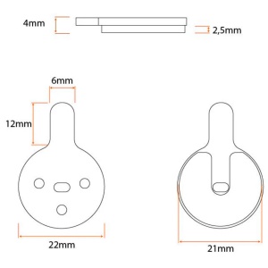 Set plăcuțe frână pentru trotinete electrice Kukirin G2 Max, Kukirin G2 Pro, Kugoo G2 Pro, Rășină, eWheel - Img 2