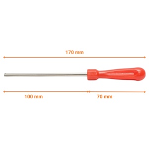 Șurubelniță lungă pentru montarea și demontarea ventilului valvelor, 170 mm - Img 2