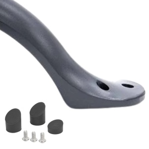 Aripă spate pentru trotinete electrice Xiaomi Mi M365, Xiaomi Mi Pro, eWheel, Negru + Cârlig + 3 șuruburi cu 3 căpăcele de protecție - Img 2