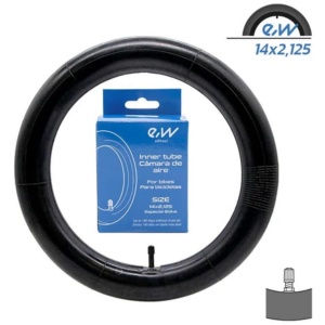 Cameră 14x2.125 VR cu valvă dreaptă (Auto), pentru biciclete, eWheel - Img 2
