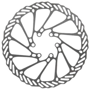 Disc frână 160 mm cu 6 prinderi pentru trotinete electrice Kukirin G2 (2025), Kukirin G2 (2026), Kukirin G4, Kukirin G4 Max, Argintiu