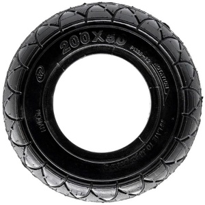 Pachet PROMO: 1 x Cauciuc 200x50 + 1 x Cameră 200x50 cu valvă îndoită la 45 de grade, pentru trotinete electrice Joyor A1/F1/F3/F5 și cărucioare - Img 4