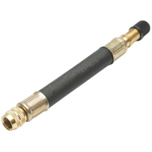 Prelungitor valvă 125 mm, flexibil, din cauciuc, compatibil cu valve auto (Schrader)