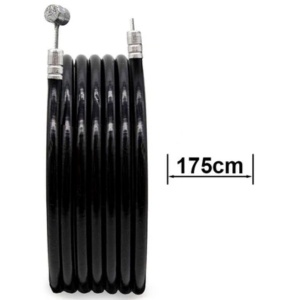 Cablu frână cu cămașă 1.75 m pentru trotinete Xiaomi Mi 1S, Xiaomi Mi 3, Xiaomi Mi Essential, Xiaomi Mi M365, eWheel, Negru - Img 2
