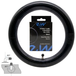 Cameră 14x2.5 cu valvă îndoită la 90 de grade, pentru vehicule electrice, eWheel, Negru - Img 2